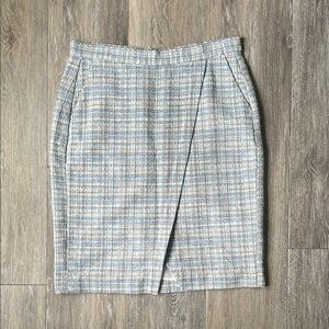 Plaid Banana Republic Pencil Skirt